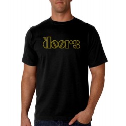 Mens The Doors shirt in black with vintage rock aesthetic