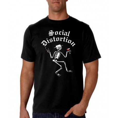 Camiseta Social Distortion hombre estilo punk rock clásico