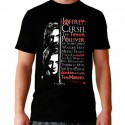 Men Game of thrones Arya list T shirt