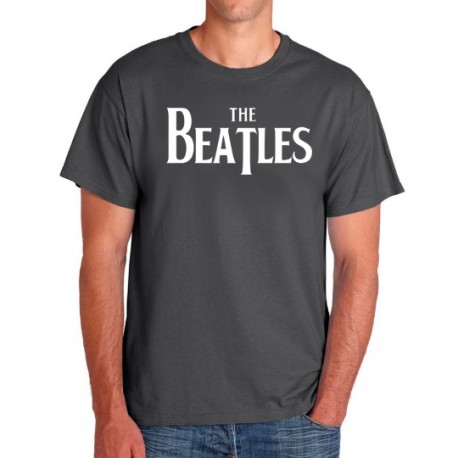 Men The Beatles guitars T shirt
