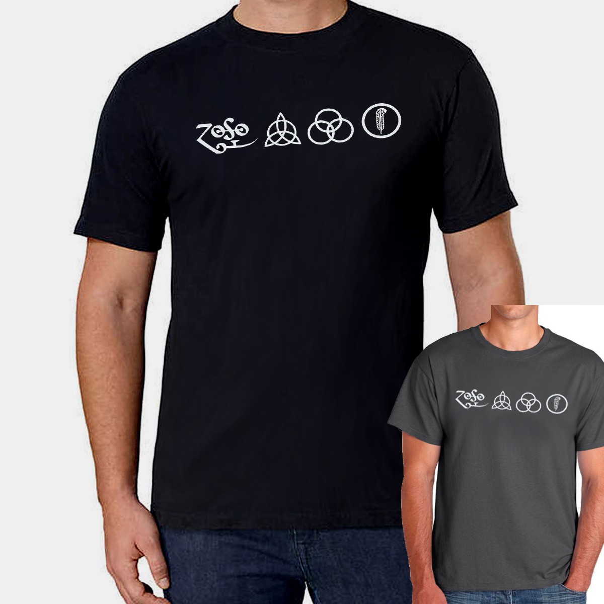 led zeppelin symbols shirt