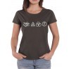 Women Led Zeppelin symbols T shirt