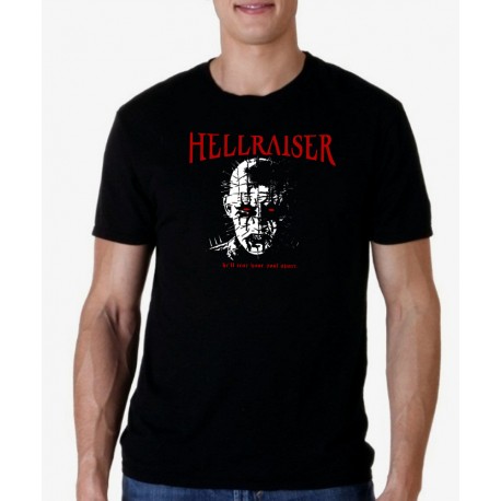 Camiseta Hellraiser para hombre inspirada en la película de culto – Terror