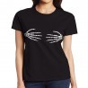 Women Skeleton hands  T shirt