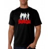 Camiseta Barricada rock urbano hombre color negro y gris grafito - Made4Rock