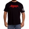 Black Anthrax thrash metal mens t-shirt