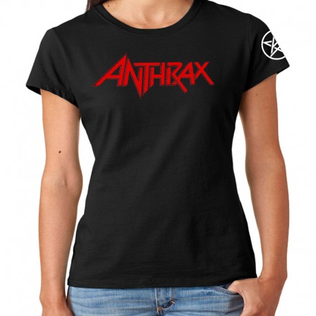 Women Anthrax band T shirt