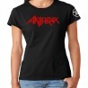 Camiseta mujer banda Anthrax