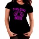 Women This girl needs a beer T shirt