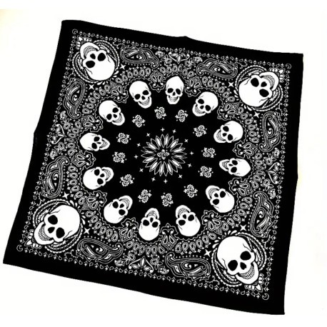 Pañuelo bandana Skulls party