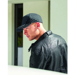 Military washed black cap -  MADE4ROCK. Rock accessories