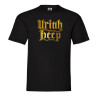 Men's Uriah Heep t-shirt in black color featuring the classic gold logo