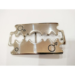 Blade shape belt buckle