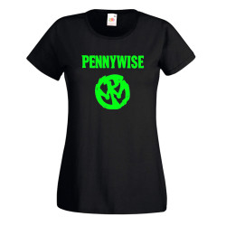 Camiseta mujer Pennywise  -MADE4ROCK.Camisetas rockeras mujer