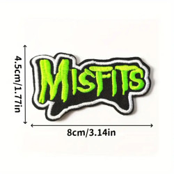 Parche Misfits fluor -  MADE4ROCK. Complementos rockeros