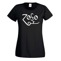 Camiseta mujer Led Zeppelin Jimmy Page Zoso