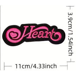 Parche Heart -  MADE4ROCK. Complementos rockeros