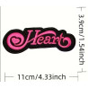 Parche Heart -  MADE4ROCK. Complementos rockeros