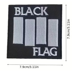 Parche Black Flag -  MADE4ROCK. Complementos rockeros