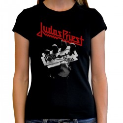 Women Judas Priest British steel T shirt