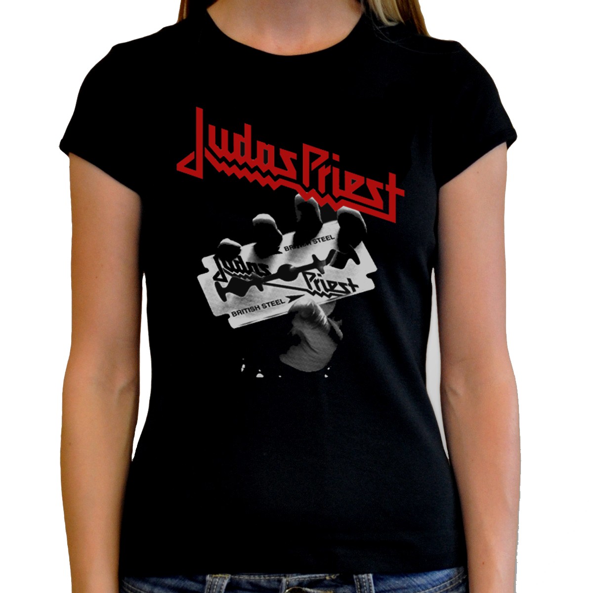 judas priest british steel t shirt