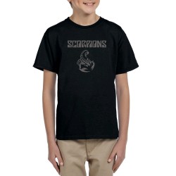 Camiseta Scorpions para niño con diseño clásico de la banda – Hard Rock