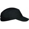 military washed black cap