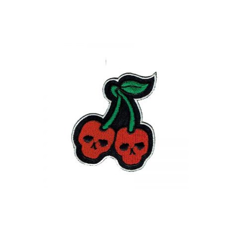 Cherry skulls patch