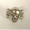 Anillo calavera tibias 