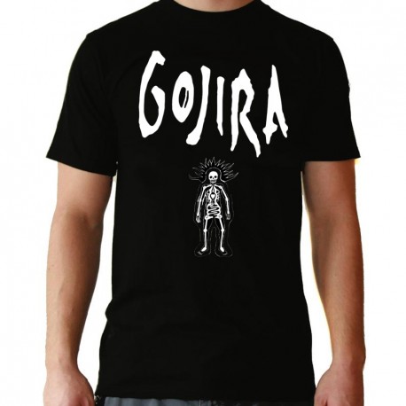 Black Gojira progressive death metal band t-shirt