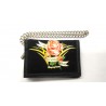 Vintage rose wallet with key chain