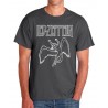camiseta Led Zeppelin hombre gris