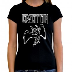 classic rock Led Zeppelin tee women