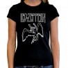 classic rock Led Zeppelin tee women