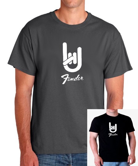 Men Fender guitars T shirt - MADE4ROCK 