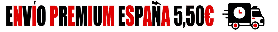 Información de envío premium en 24-48 horas para ropa rockera y alternativa en Made4Rock España.