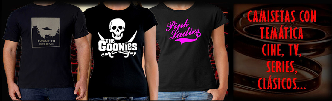 camisetas cine peliculas series